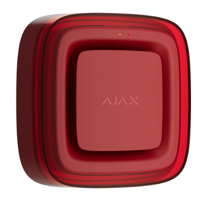 Ajax EN54 FireProtect (Sounder/VAD) sireen vilkuriga, punane