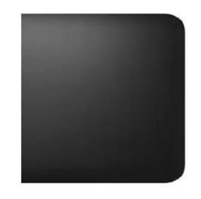 Ajax SideButton (1-gang/2-way) [55] black